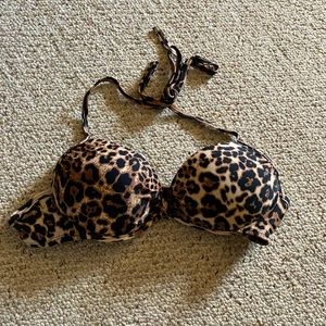 cheetah bikini top